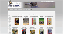 Desktop Screenshot of livres.oiseaux.net