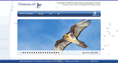 Desktop Screenshot of oiseaux.ch